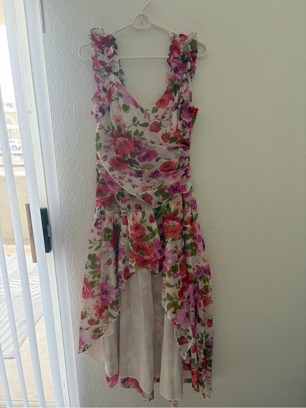 Abercrombie & Fitch Floral Sundress in Pink, Green & White (Size Medium)